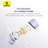 Навушники Baseus Bowie True Wireless Earphones E18 |BT5.3, 40/300mAh, IPX4, 2ENC Mic, 7.5h| white