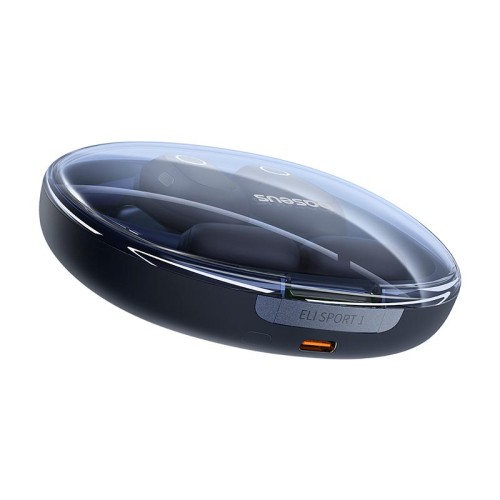 Навушники Baseus Eli Sport 1 Open-Ear TWS Earbuds |BT5.3, App, EQ, OTA, 65/600mAh, 7.5h| black