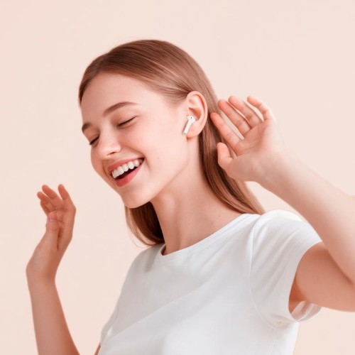 Навушники HOCO Gata true wireless touch screen BT headset EW87 |BT5.4, 30/280mAh, 4/20h| white