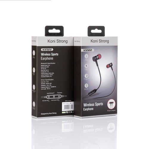 Навушники Bluetooth KONI STRONG KS922 black