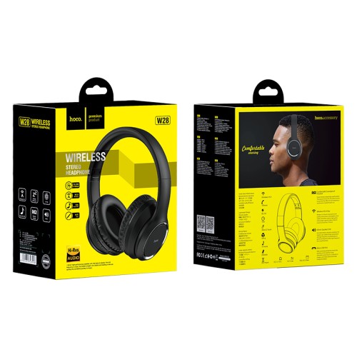 Навушники Bluetooth HOCO Journey Hi-Res W28 black