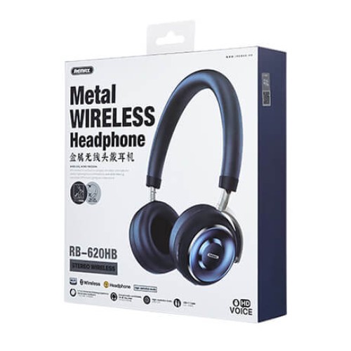 Навушники Bluetooth REMAX Wireless Stereo Headphone RB-620HB |BT5.0, 300mAh, 18Hours| red