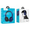 Навушники bluetooth HOCO Art sount BT headset W33 |BT5.0, AUX, Type-C, 15H| blue