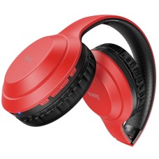Навушники Bluetooth HOCO Fun move BT headphones W30 |BT5.0, AUX/FM/TF, 8h| red