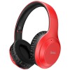 Навушники Bluetooth HOCO Fun move BT headphones W30 |BT5.0, AUX/FM/TF, 8h| red