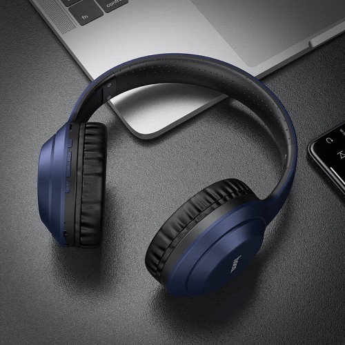 Навушники Bluetooth HOCO Fun move BT headphones W30 |BT5.0, AUX/FM/TF, 8h| red