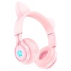 Навушники HOCO Cat ear kids BT headphones W39 |BT5.3, AUX, 10H, 85db| blue