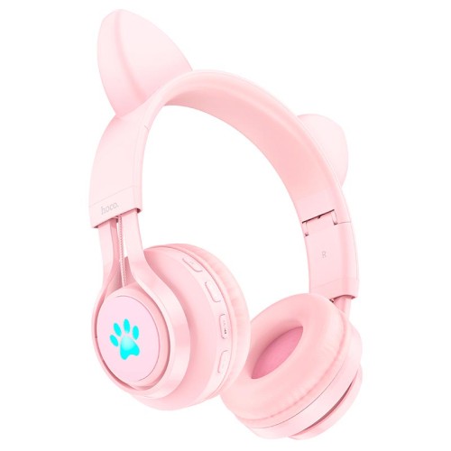 Навушники HOCO Cat ear kids BT headphones W39 |BT5.3, AUX, 10H, 85db| blue