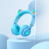 Навушники HOCO Cat ear kids BT headphones W39 |BT5.3, AUX, 10H, 85db| blue