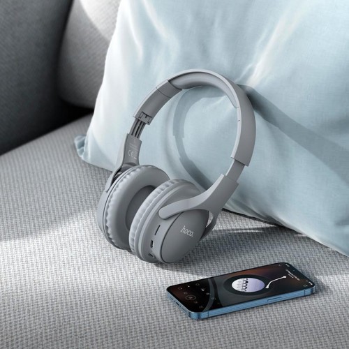 Навушники HOCO Mighty BT headphones W40 |BT5.3, 7H, AUX/TF Card, Type-C| blue