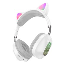 Навушники HOCO Skill cat ear BT headphones ESD13 |BT5.3, Type-C, 7h| white