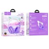 Навушники HOCO Cat ears BT headphones W42 |BT5.3, AUX/TF, 10h| Crystal blue
