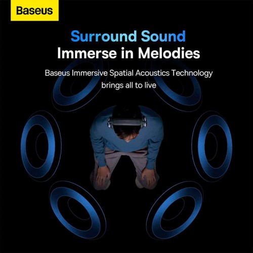 Навушники Baseus Bowie H2 Noise-Cancelling Wireless Headphone (NGTW260013) grey