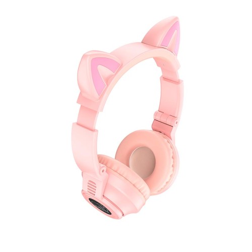 Навушники Borofone Cat ear BT headphones BO18 |BT5.0, AUX/TF, 7h| black