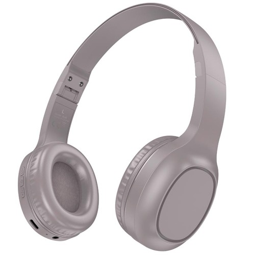 Навушники HOCO Charm BT headset W46 |BT5.3/AUX, 20h, Type-C| Light Blue