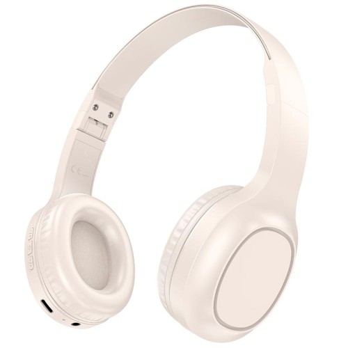 Навушники HOCO Charm BT headset W46 |BT5.3/AUX, 20h, Type-C| Light Blue