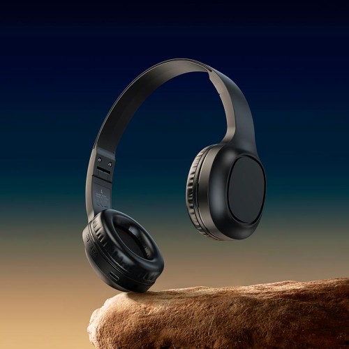 Навушники HOCO Charm BT headset W46 |BT5.3/AUX, 20h, Type-C| Light Blue