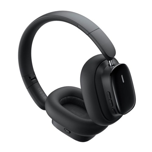 Навушники Baseus Bowie H1i Noise-Cancellation Wireless Headphones |BT5.3/3.5mm, 100h, ANC| black