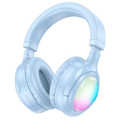 Навушники HOCO Focus BT headphones W48 |BT5.3, AUX/BT/TF, 46h| Milky white
