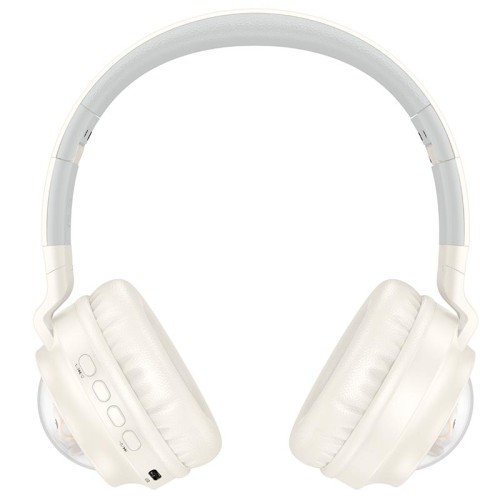 Навушники HOCO Cute fun BT headphones W50 |BT5.3, AUX/TF, 12h| Milky white