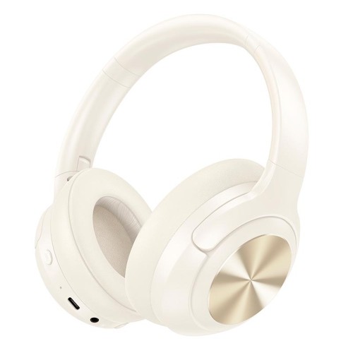 Навушники HOCO Young BT headphones W54 |BT5.4, ANC, AUX, USB-C, 30h| Milky white