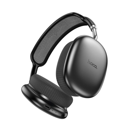 Навушники HOCO Happiness ANC noise reduction BT headphones W55 Plus |BT5.4, 65-90h, AUX/TF| silver