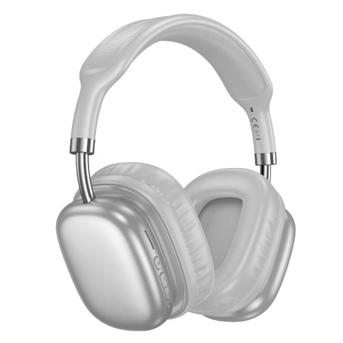 Навушники HOCO Wonderful BT headphones W52 |BT 5.4,AUX/TF, 46h| silver