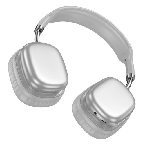 Навушники HOCO Wonderful BT headphones W52 |BT 5.4,AUX/TF, 46h| silver