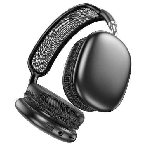 Навушники Borofone Elegant BT headphones BO22 Plus |BT5.4, AUX/TF, 90h| silver