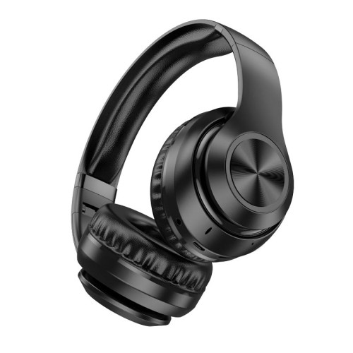 Навушники Borofone Gratified BT headphones BO24 |BT5.3, AUX/TF, 8h| black