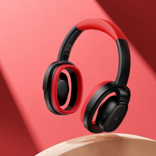 Навушники HOCO Rhyme open BT headphones W67 |BT5.4, 32h, HiFi| black-red
