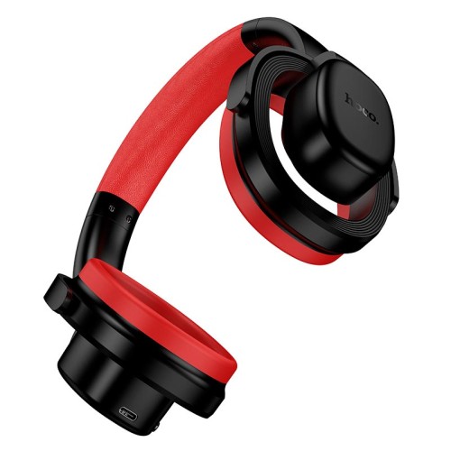 Навушники HOCO Rhyme open BT headphones W67 |BT5.4, 32h, HiFi| black-red
