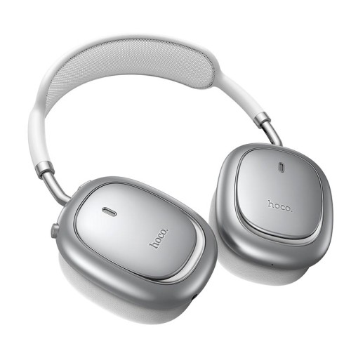 Навушники HOCO Calma ANC noise-canceling BT headphones W68 (App) |BT6.0/AUX, 32/45h, Type-C| silver
