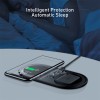 Зарядка QI BASEUS Simple 2in1 Wireless Charger 18W Max For Phones+Pods (WXJK-01) white