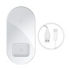 Зарядка QI BASEUS Simple 2in1 Wireless Charger 18W Max For Phones+Pods (WXJK-01) black