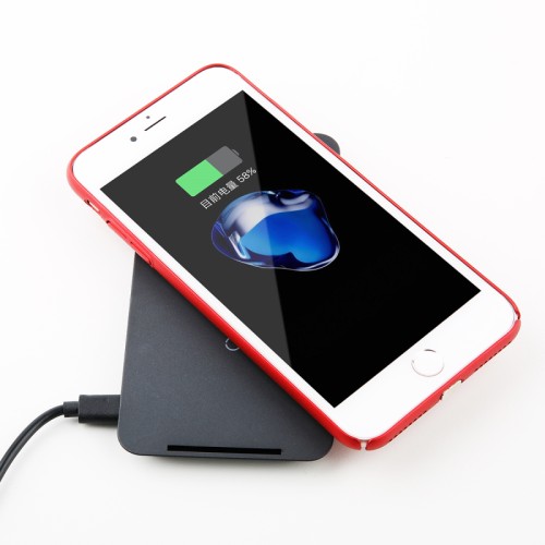 Приймач Qi BASEUS Microfiber Wireless Charging Receiver (For iPhone) |1A| black