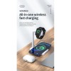 Зарядка Qi 2in1 wireless charger JYD-WC109 |15W Max, Phone/Apple-Android Watch Compatible| (Not included Watch charger) white