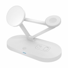Зарядка Qi 3in1 Magnetic wireless charger JYD-WC126 |5-15W| white