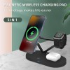 Зарядка Qi 3in1 Magnetic wireless charger JYD-WC126 |5-15W| white