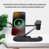Зарядка Qi 3in1 Magnetic wireless charger JYD-WC126 |5-15W| white