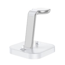 Зарядка Qi HOCO Graceful 3-in-1 charger CW43 |2.1A, 2.5/5W| white