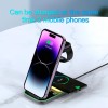 Зарядка Qi 4in1 Magnetic Wireless Charger XYJ A8 |Phone, Apple Watch, AirPods| black