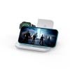Зарядка Qi 4in1 wireless charger RGB X499 |Phone/Watch/Earphones, 15W Max| black