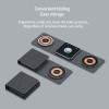 Зарядка Qi 3in1 Foldable Magnetic Wireless Charger XYJ X8 |Phone, Apple Watch, AirPods| black