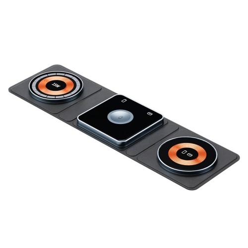 Зарядка Qi 3in1 Foldable Magnetic Wireless Charger XYJ X8 |Phone, Apple Watch, AirPods| black