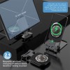 Зарядка Qi 2in1 Magnetic Wireless Charger XYJ T4 |Phone, AirPods| black