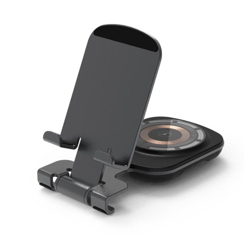 Зарядка Qi 2in1 Magnetic Wireless Charger XYJ T4 |Phone, AirPods| black