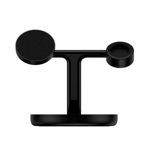 Зарядка Qi Baseus Swan 3-in-1 Wireless Magnetic Charging Bracket Universal version |20W| black