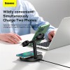 Зарядка Qi Baseus Swan 3-in-1 Wireless Magnetic Charging Bracket Universal version |20W| black