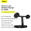 Зарядка Qi Baseus Swan 3-in-1 Wireless Magnetic Charging Bracket Universal version |20W| black
